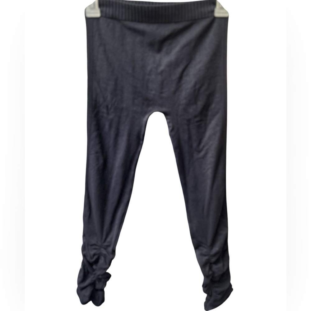 Vintage F & F Kids Black Studded Leggings One Size